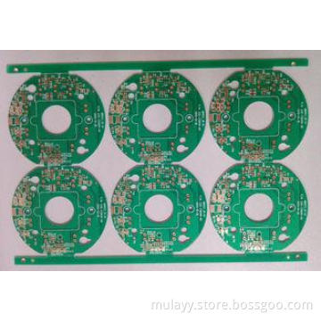 Double Side FR4 Green ENIG Immersion Gold Custom Printed Ci